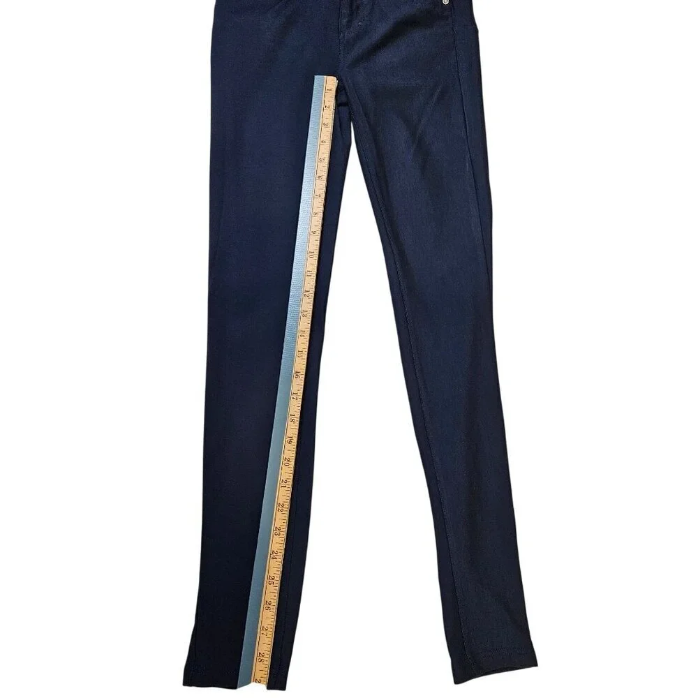Hot Kiss Juniors Size 5 Slim Fit Stretch Denim Pants Navy Blue Casual Jeans